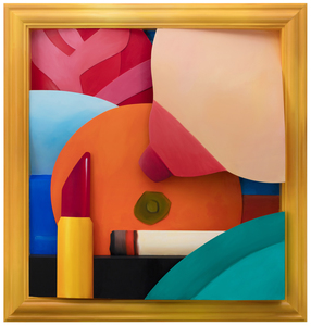 Tom Wesselmann was a leader of the Pop Art movement. He is best remembered for large-scale works, including his Great American Nude series, in which Wesselmann combined sensual imagery with everyday objects depicted in bold and vibrant colors. As he developed in his practice, Wesselmann grew beyond the traditional canvas format and began creating shaped canvases and aluminum cut-outs that often functioned as sculptural drawings. Continuing his interest in playing with scale, Wesselmann began focusing more closely on the body parts that make up his nudes. He created his Mouth series and his Bedroom series in which particular elements, rather than the entire sitter, become the focus.&lt;br&gt; &lt;br&gt;Bedroom Breast (2004) combines these techniques, using vivid hues painted on cut-out aluminum. The work was a special commission for a private collector&#039;s residence, and the idea of a bedroom breast piece in oil on 3-D cut-out aluminum was one Wesselmann had been working with for many years prior to this work&#039;s creation. The current owner of the piece believed in Wesselmann&#039;s vision and loved the idea of bringing the subject to his home.&lt;br&gt;&lt;br&gt;It&#039;s one of, if not the last, piece Wesselmann completed before he passed away. The present work is the only piece of its kind - there has never been an oil on aluminum in 3D at this scale or of this iconography.  