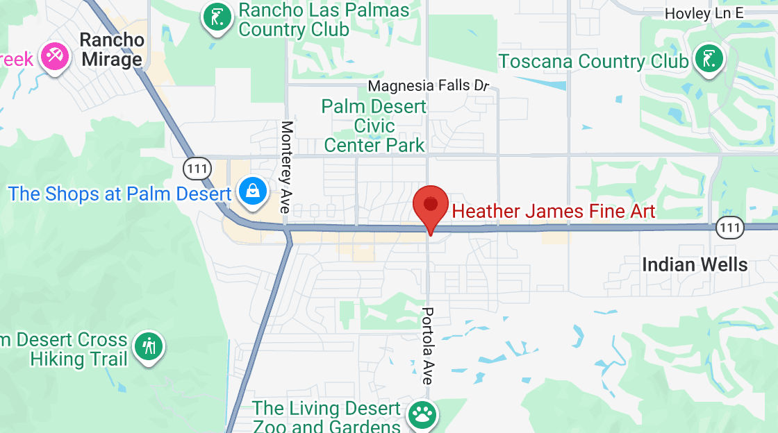 Map of Palm Desert gallery location