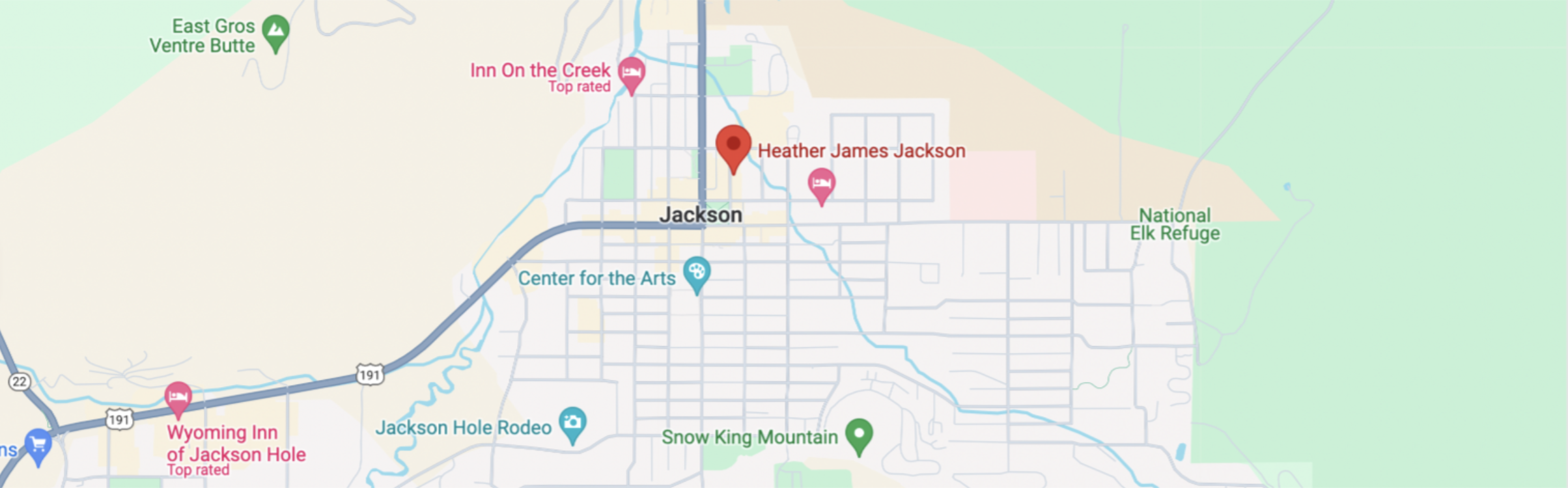 Map of Jackson Hole gallery