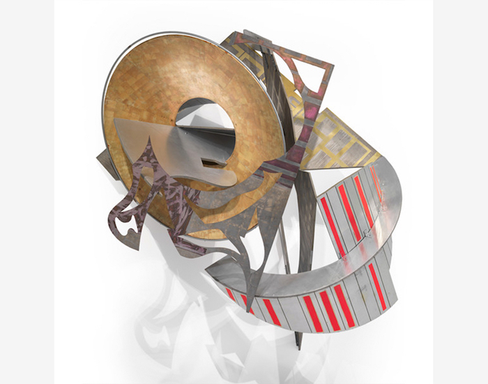 Stella-37861 Museum_1 "St. Michael's Counterguard" (1984), mixed media on aluminum and fiberglass honeycomb, 156 x 135 x 108 in., The Los Angeles County Museum of Art