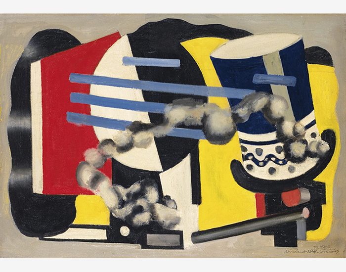 Leger38527_Comp1 “Composition au chapeau” (1927), oil on canvas, 18 x 25 in. Sold at Sotheby’s London: 19 June 2013 for $1,600,000 USD