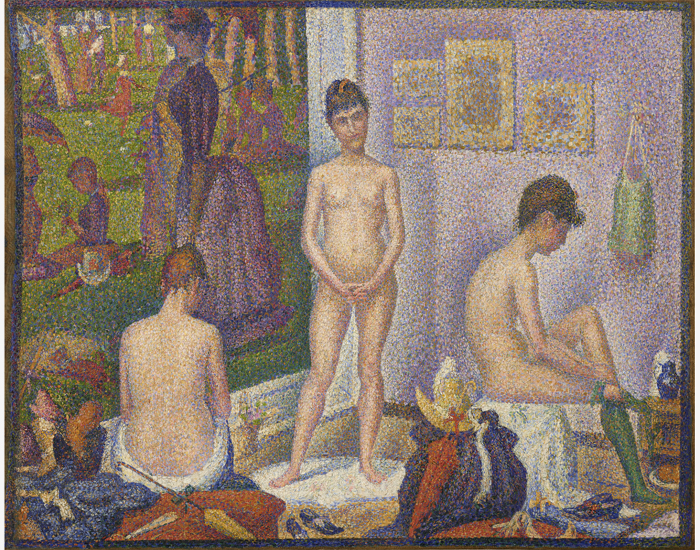 Georges Seurat, “Les Poseuses, Ensemble (Petite version)” (1888) sold for $149,240,000.