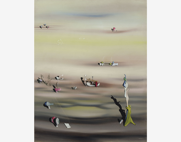 "L’Extinction des espèces II" (1938) sold for $3,669,964. Oil on canvas, 39 x 32.2 in. Sold at Christie’s London: 09 February 2011.