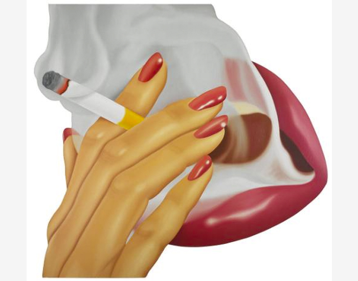 “Smoker #9” (1973) sold for $6,761,000. Acrílico sobre lino, 83 x 89 1/2 pulg. Vendido en Christie's Nueva York: 13 de mayo de 2008.