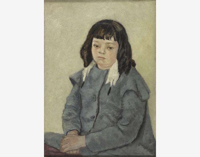 &quot;Portrait d&#039;enfant&quot; (1935) 油彩・キャンバス 25 1/2 x 18 1/8 in.